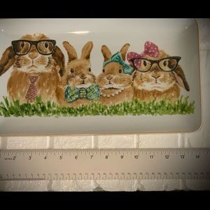 Cute Bunny Family Tray